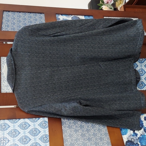 Land's End Sweater Blazer, Size 1X, NWT Herringbone Pattern - Picture 7 of 7